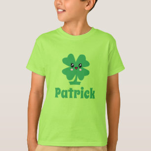 Shamrock Vert Nom personnalisé T-shirt