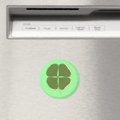 Shamrock vert, quatre magnets de trèfle (In Situ (Lave-vaisselle))