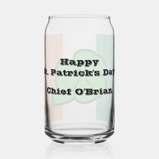 Shamrock vert Saint Patrick's Day Floral Vector (Verso)