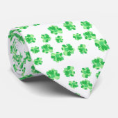 Shamrock Vert Shamrock Cravates de vacances (Roulé)