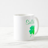 Shamrock vert St. Patricks Day Mug irlandais (Devant droit)