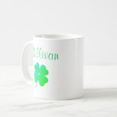 Shamrock vert St. Patricks Day Mug irlandais (Devant gauche)