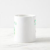Shamrock vert St. Patricks Day Mug irlandais (Centre)