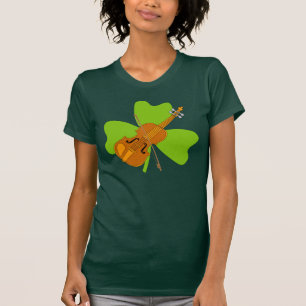 Shamrock viool t-shirt