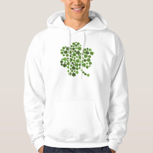 Shamrocken in een shamrock hoodie (Voorkant)