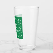 Shamrocks 4-leafed clovers - Licht tot donkerder G Glas (Links)