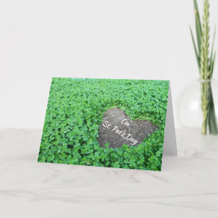 Shamrocks and Heart St.Pat's Day Card Kaart