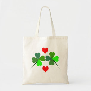 Shamrocks and Hearts Bag Tote Bag