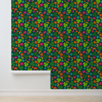 Shamrocks, Bloemen en Regenbogen St. Patrick's Day