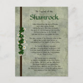 Shamrocks Briefkaart (Voorkant)