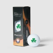 'Shamrocks Bring Birdies' St. Patrick's Day Fun  Golfballen (Verpakking)