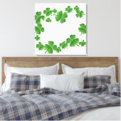 Shamrocks Canvas Afdruk (Insitu (Slaapkamer))