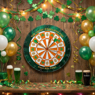 Shamrocks & Celtic Knots Ierse Pub Dartbord