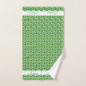 Shamrocks chanceux (Serviette à main)
