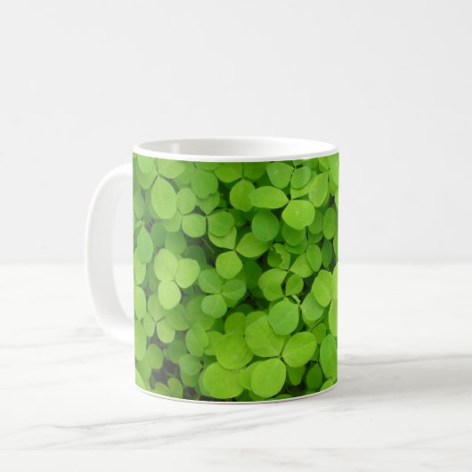 Shamrocks chanceux ! Café Mug (Devant gauche)