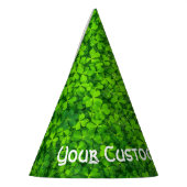 Shamrocks Clover Leaves St. Patrick's Day Birthday Feesthoedjes (Links)