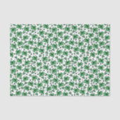 Shamrocks Clover Pattern Tissuepapier (Voorkant)