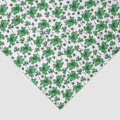 Shamrocks Clover Pattern Tissuepapier (Detail)