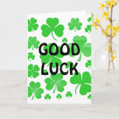 Shamrocks/Clover-Tattoos + uw ideeën Kaart (Gele Bloem)