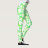 Shamrocks Clovers Cute Green Irish St Patricks Day Leggings (Rechts)