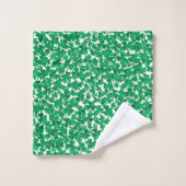 Shamrocks de la Saint Patrick (Gant de toilette)