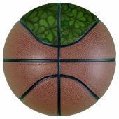 Shamrocks Digital Art Pattern St Patricks Basketbal (Rechts)