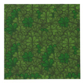 Shamrocks Digital Art Pattern St Patricks Kubus (Voorkant)
