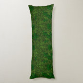 Shamrocks Digital Art Pattern St Patricks Lichaamskussen (Achterkant (Verticaal))