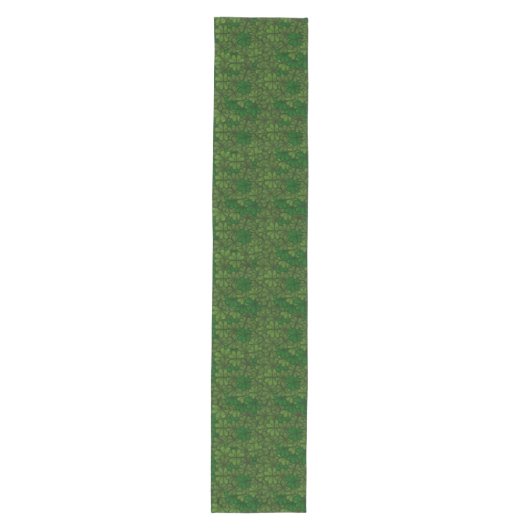 Shamrocks Digital Art Pattern St Patricks Medium Tafelloper (Voorkant)