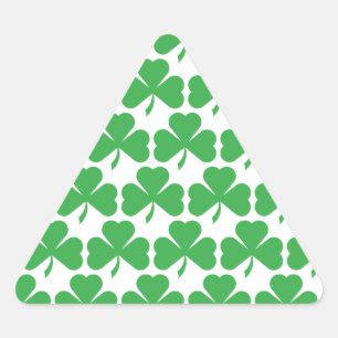 SHAMROCKS! DRIEHOEK STICKER