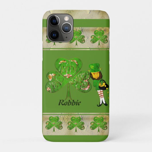 Shamrocks & een Leprechaun Case-Mate iPhone Case (Achterkant)