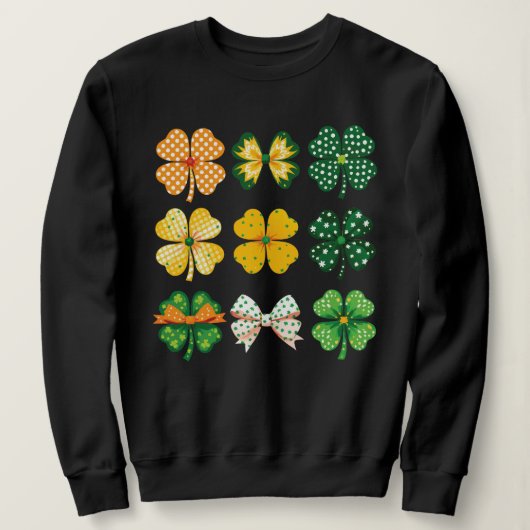 Shamrocks en bogen trui (Design voorkant)