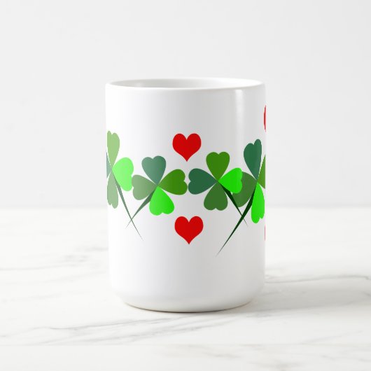 Shamrocks en Hearts Mok (Center)