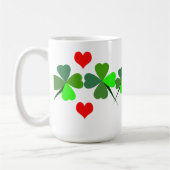 Shamrocks en Hearts Mok (Links)