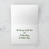 Shamrocks en regenboog St. Pat; s Kaart (Binnen)