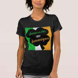 Shamrocks en Shenanigans Irish Flag T-shirt
