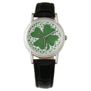 Shamrocks en Top Hats 3 Horloge