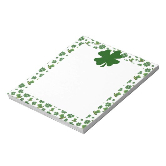 Shamrocks en Top Hats 3 Notitieblok (Gedraaid)