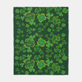 Shamrocks Fleece Blanket Deken (Voorkant)
