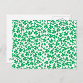 Shamrocks for St Patrick's Day Briefkaart (Voorkant / Achterkant)