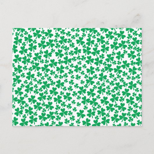 Shamrocks for St Patrick's Day Briefkaart (Voorkant)
