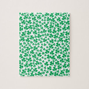 Shamrocks for St Patrick's Day Legpuzzel