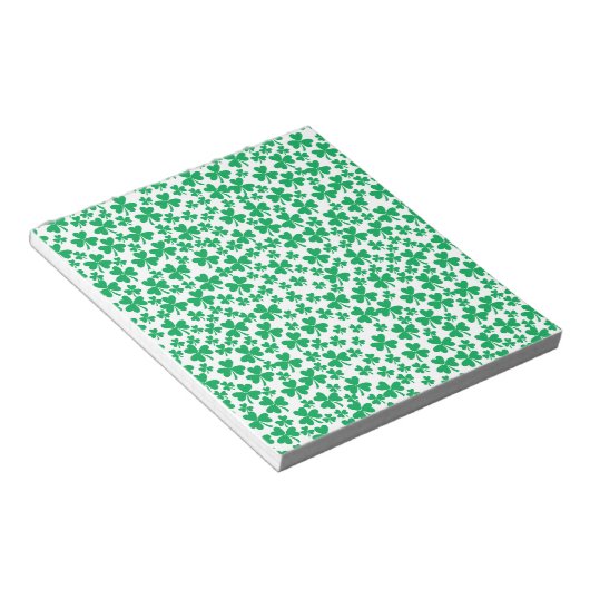 Shamrocks for St Patrick's Day Notitieblok (Schuin)