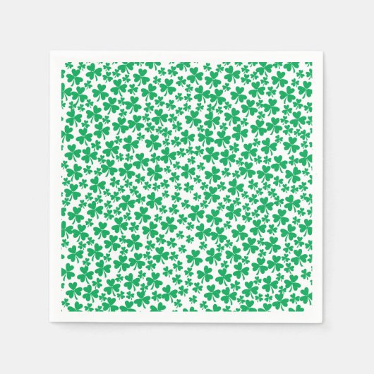 Shamrocks for St Patricks Day Servet (Voorkant)