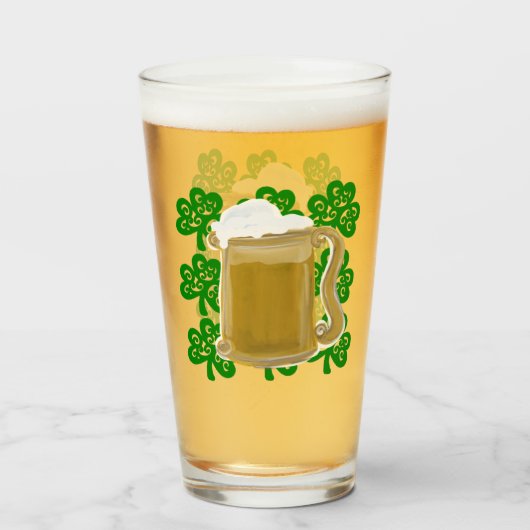SHAMROCKS GLAS (Voorkant gevuld)