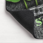 Shamrocks in Black Jeans Pocket Muismat (Hoek)