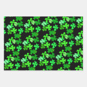 Shamrocks Irish Clover Green Beer Cheers Inpakpapier Vel (Voorkant 2)