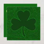 Shamrocks Kaart (Voorkant / Achterkant)