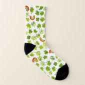 Shamrocks motif aquarelle et Rainbows (Gauche intérieur)