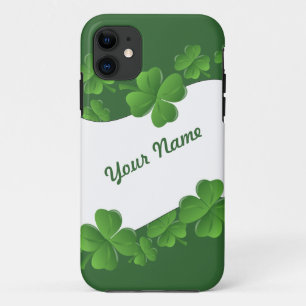 Shamrocks persionalized iPhone 11 hoesje